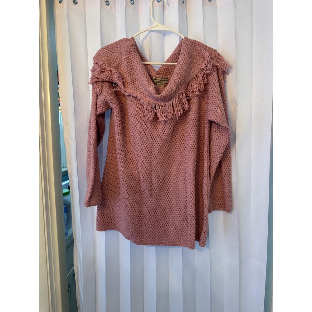 Jamie Nicole Collection 3X Pink Oversized Turtleneck